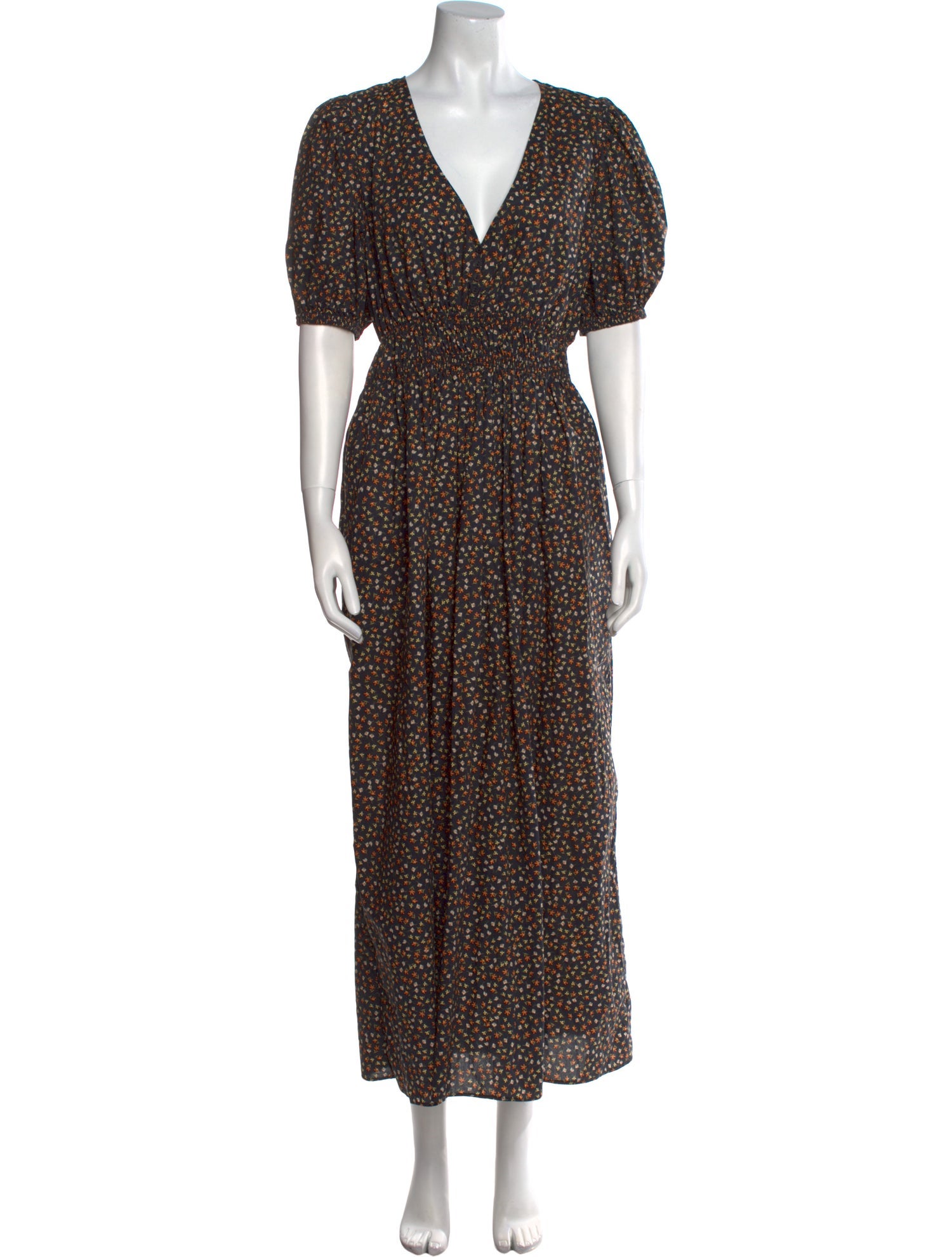 Matteau Floral Print Long Dress