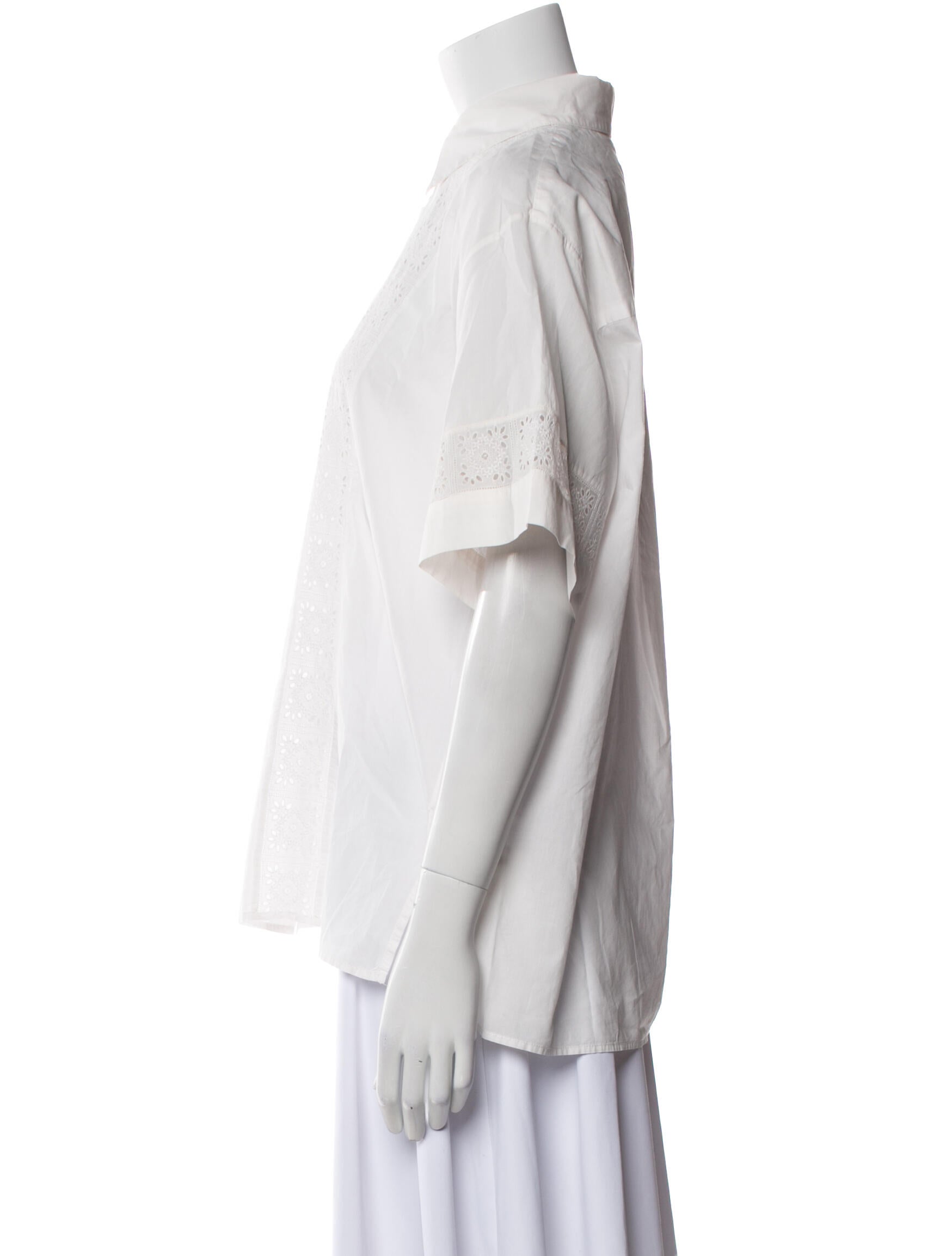 Matteau Short Sleeve Button-Up Top