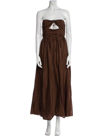 Matteau Strapless Midi Length Dress