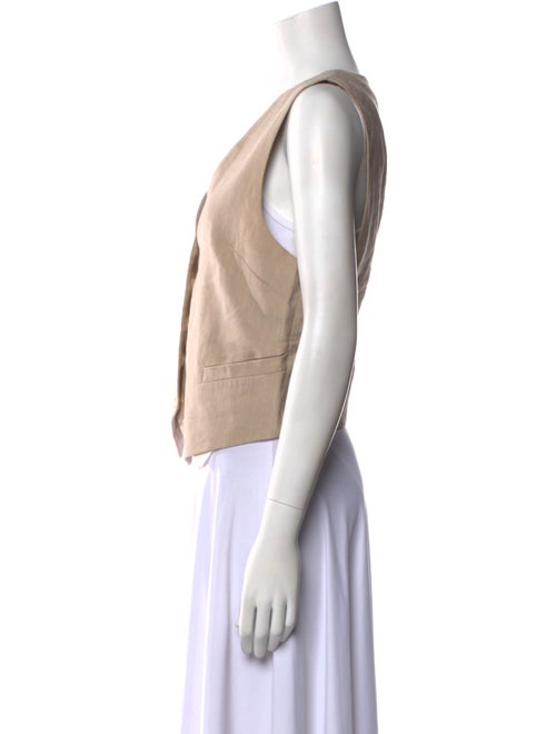 Matteau Linen V-Neck Crop Top