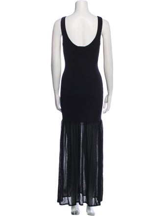 Matteau Scoop Neck Long Dress
