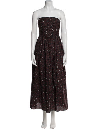 Matteau Printed Midi Length Dress