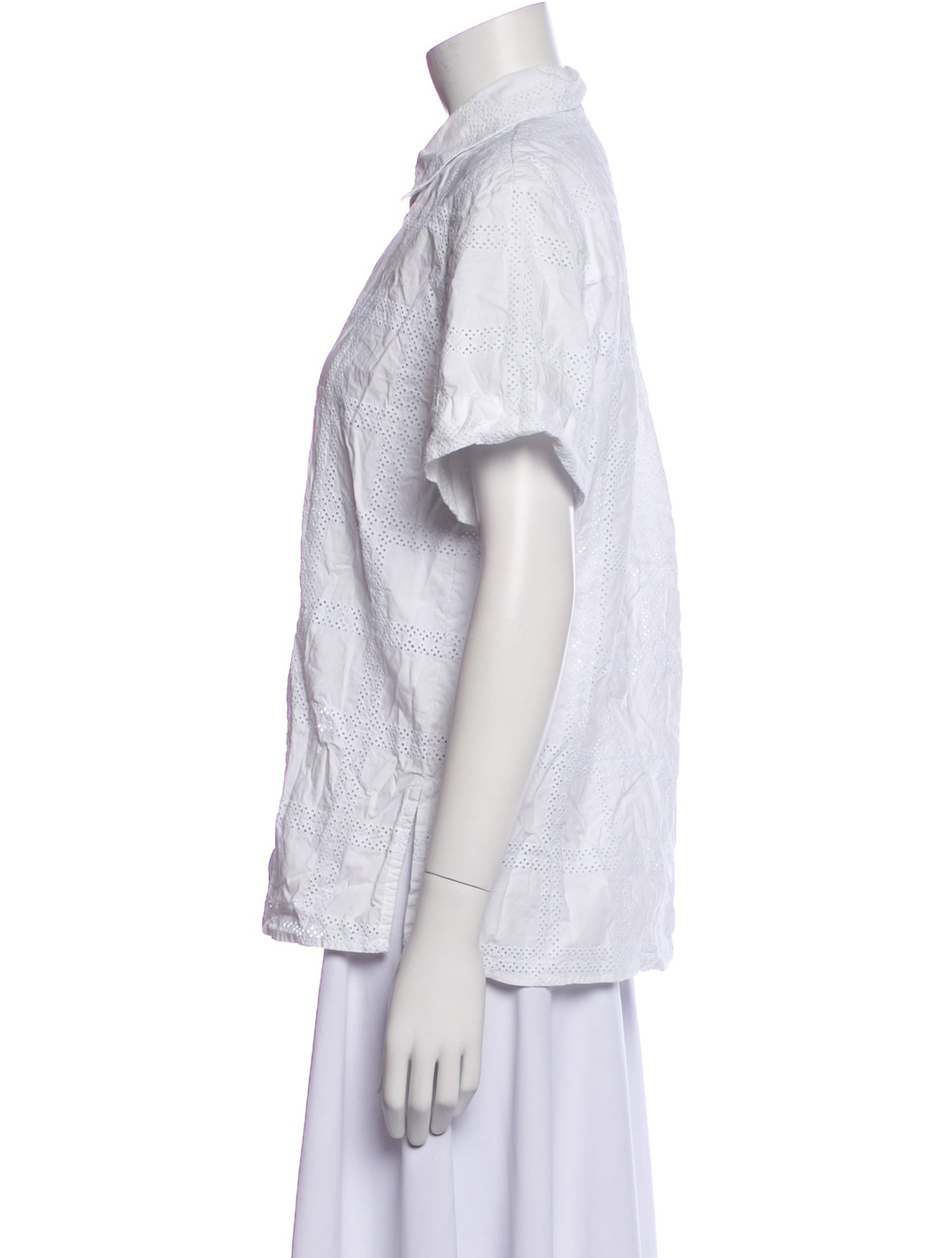 Matteau Short Sleeve Button-Up Top