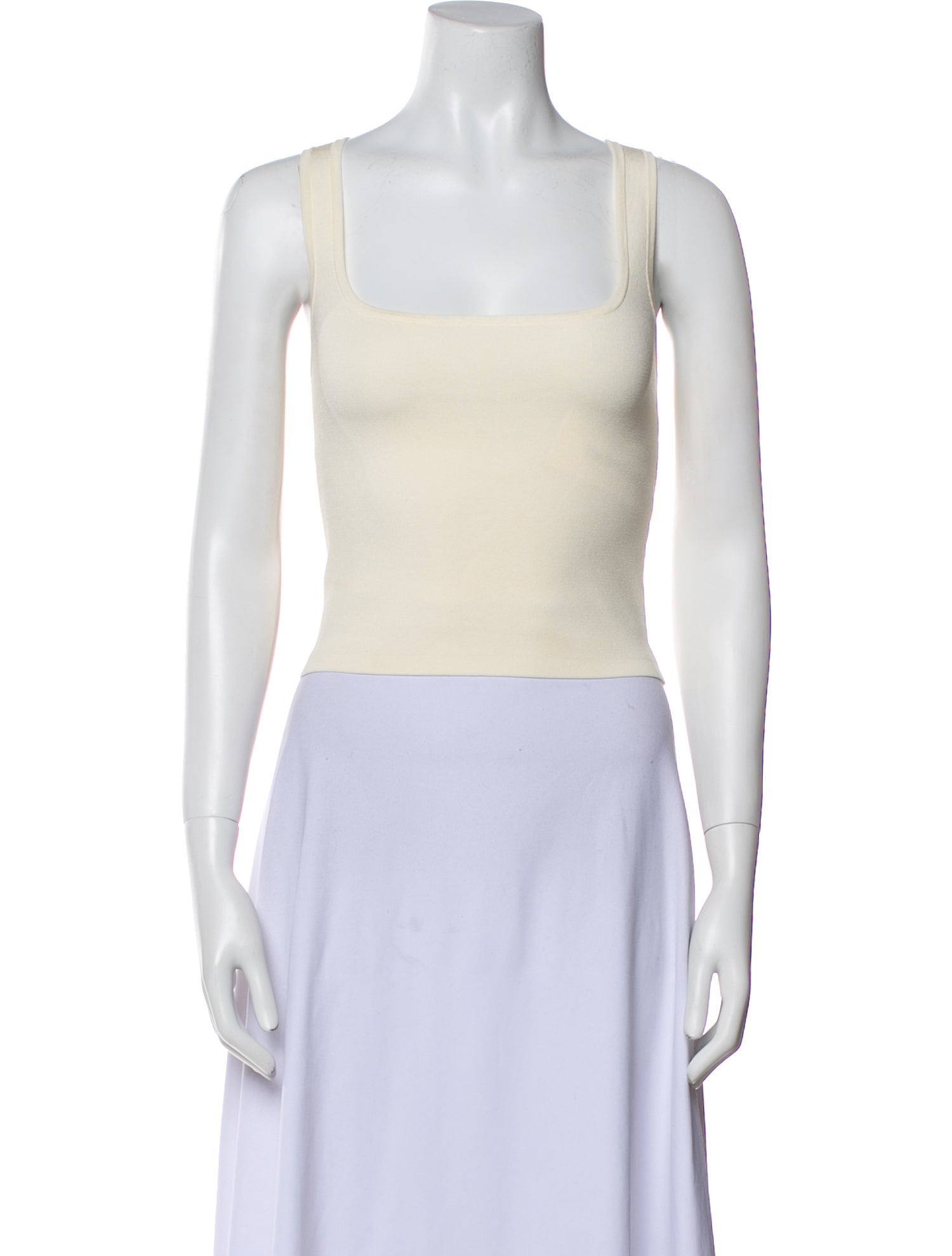 Matteau Square Neckline Sleeveless Crop Top