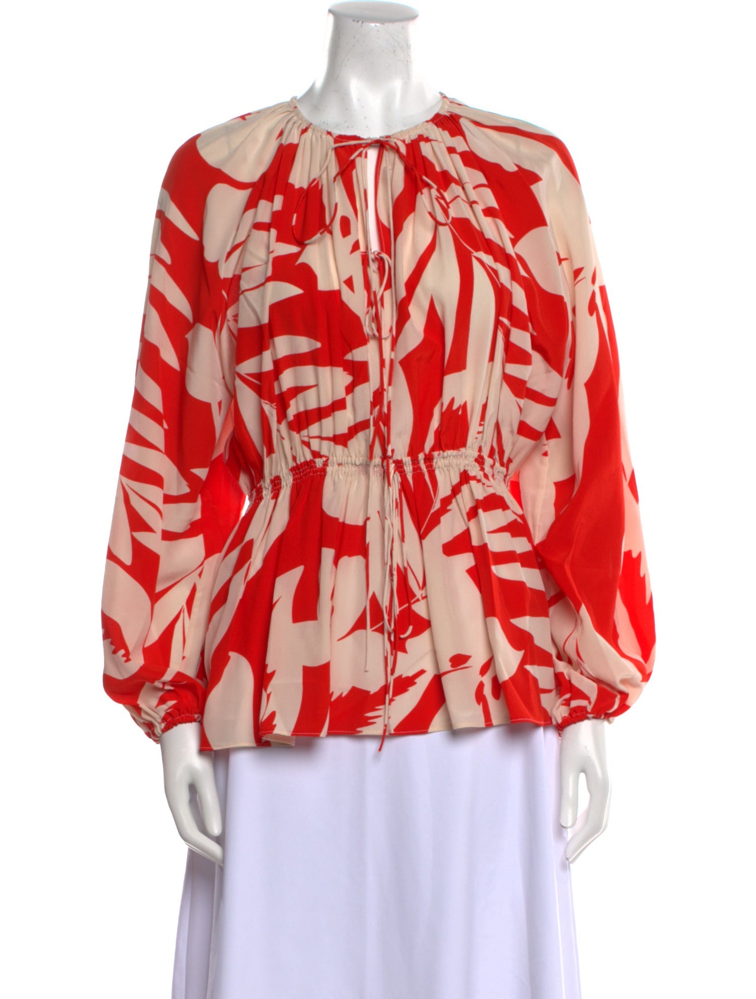 Matteau Silk Printed Blouse w/ Tags