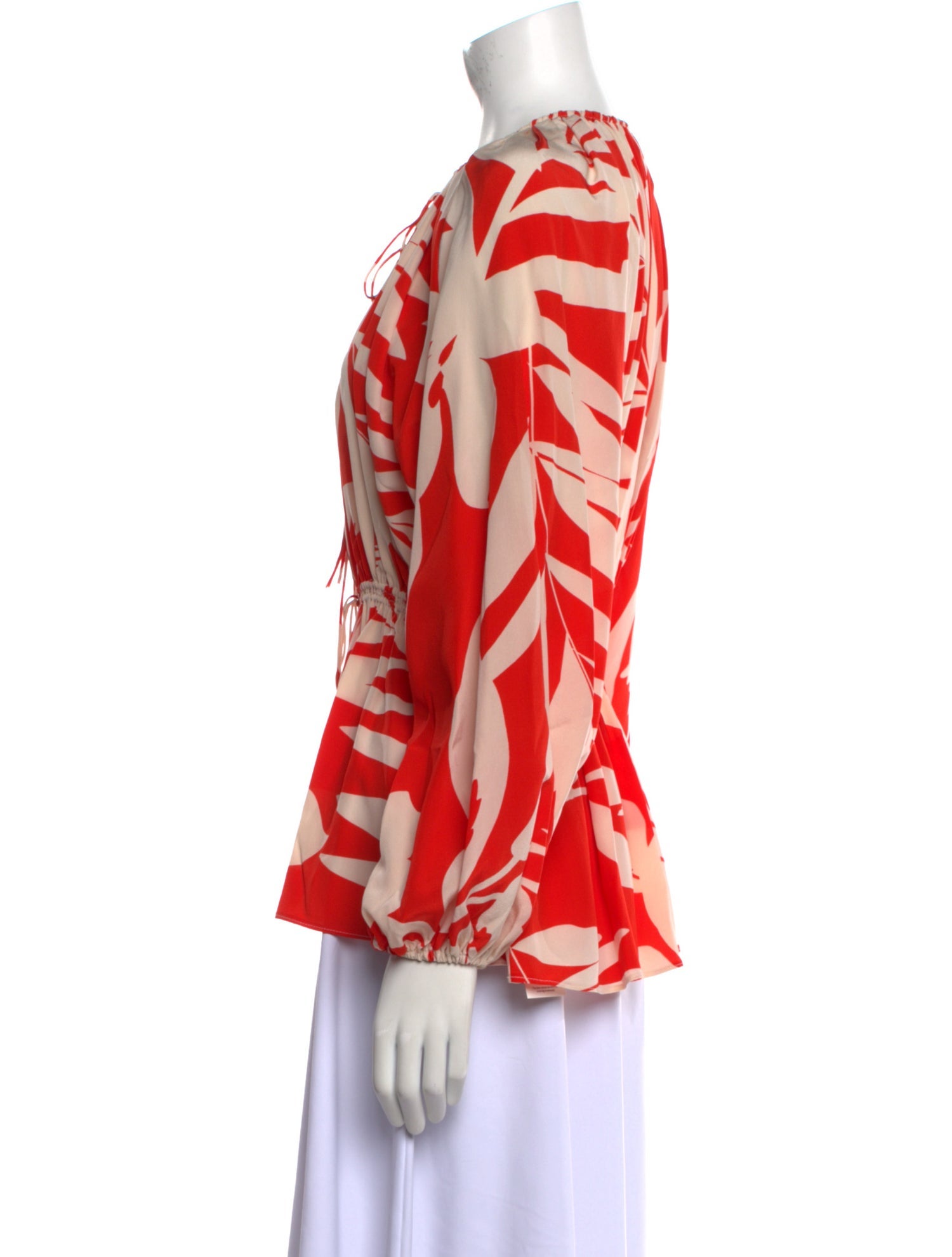 Matteau Silk Printed Blouse w/ Tags