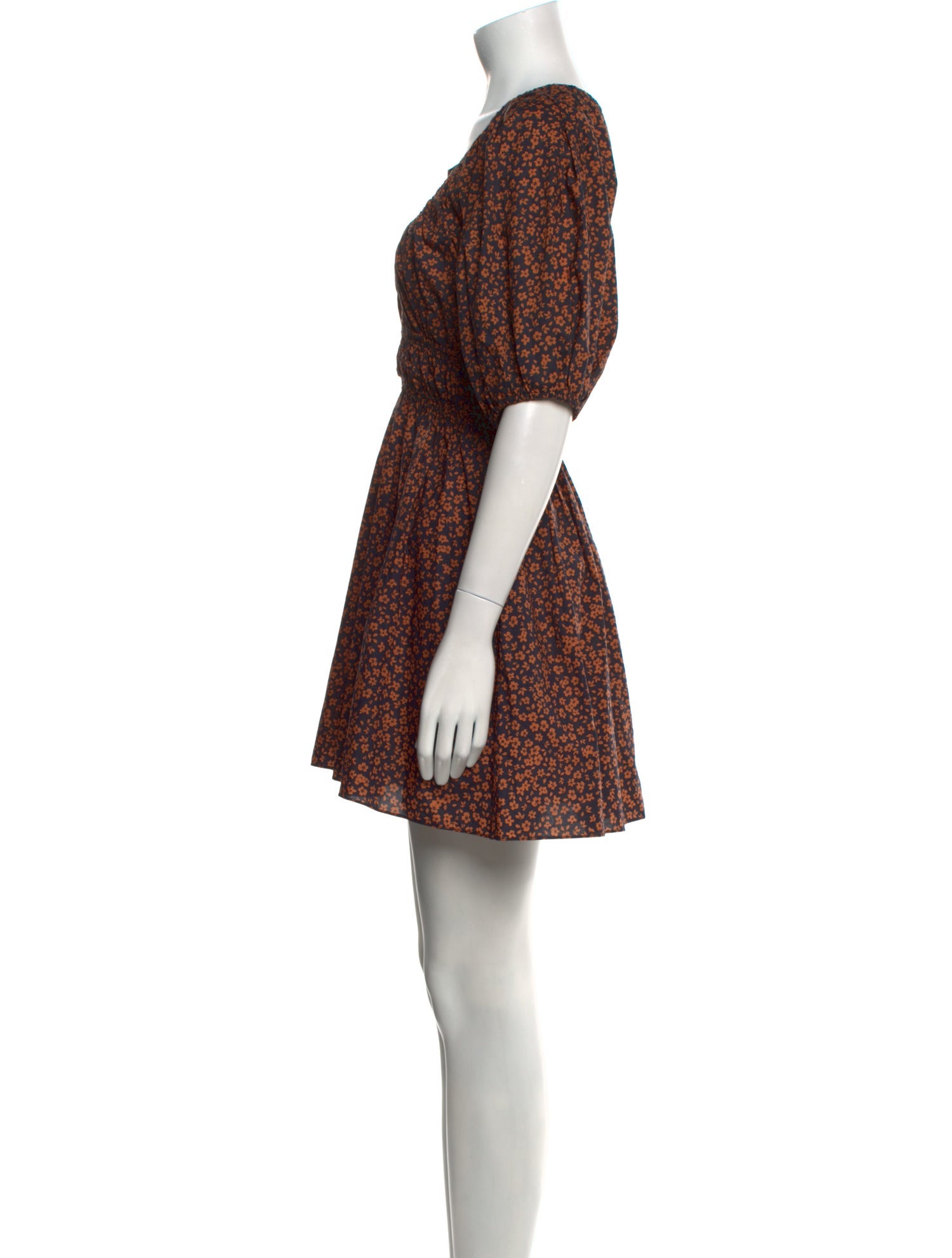 Matteau Floral Print Mini Dress