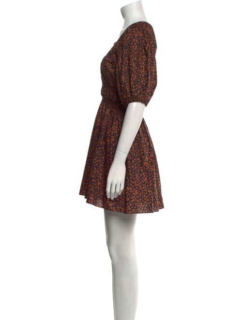 Matteau Floral Print Mini Dress