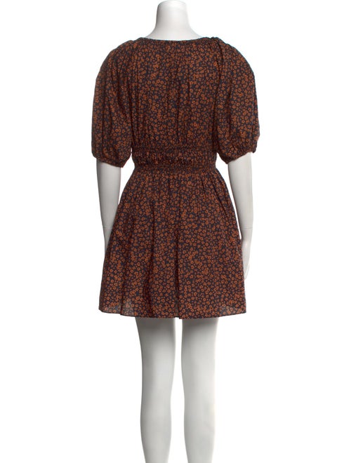 Matteau Floral Print Mini Dress