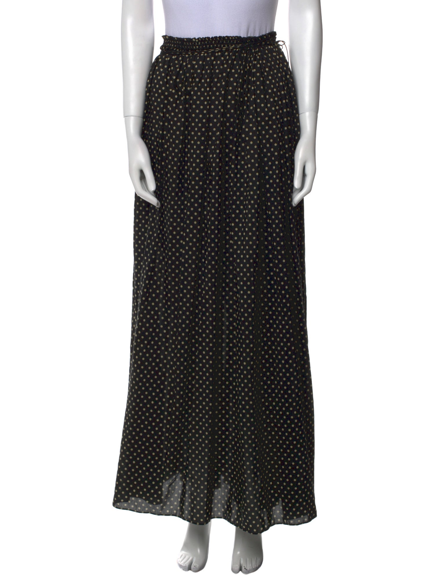 Matteau Polka Dot Print Long Skirt
