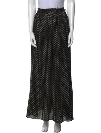 Matteau Polka Dot Print Long Skirt