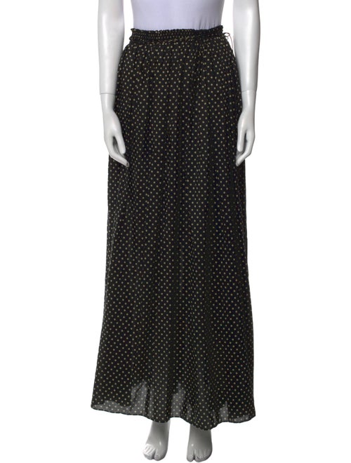 Matteau Polka Dot Print Long Skirt