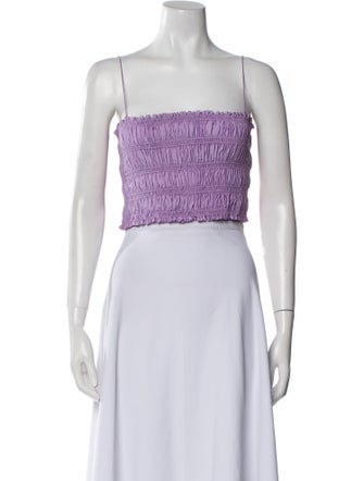 Matteau Square Neckline Sleeveless Crop Top