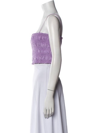 Matteau Square Neckline Sleeveless Crop Top