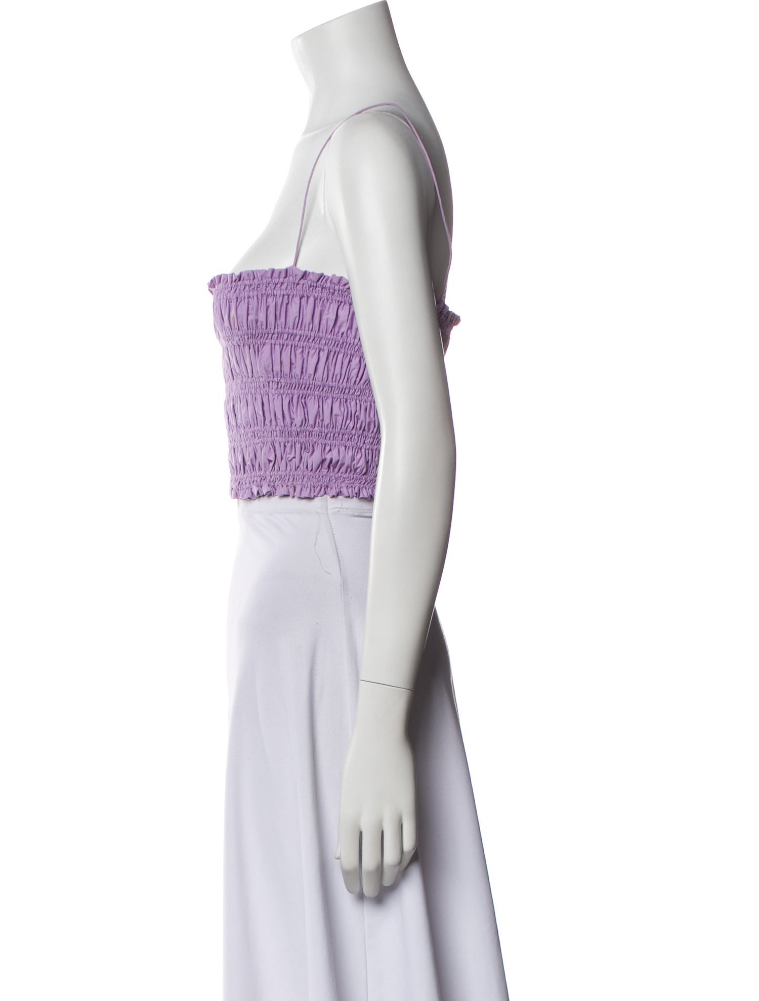 Matteau Printed Square Neckline Crop Top