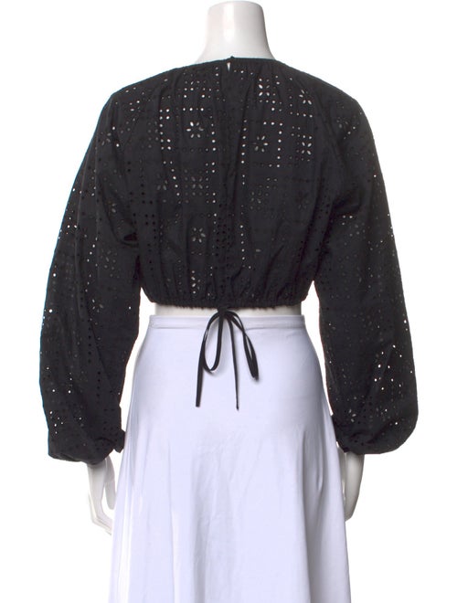 Matteau Crew Neck Long Sleeve Crop Top