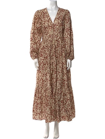 Matteau Floral Print Long Dress