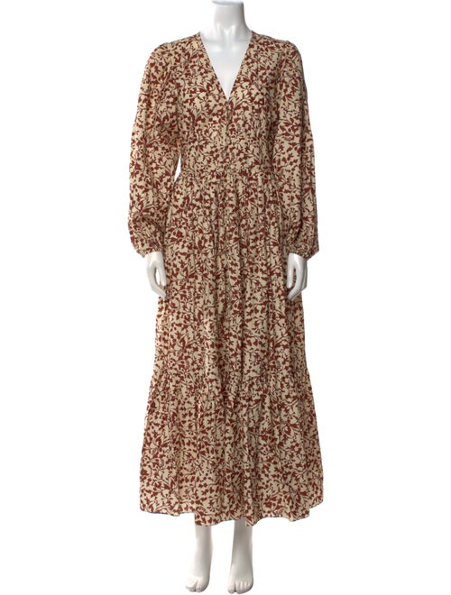 Matteau Floral Print Long Dress
