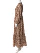 Matteau Floral Print Long Dress