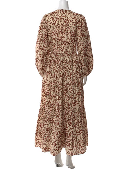 Matteau Floral Print Long Dress