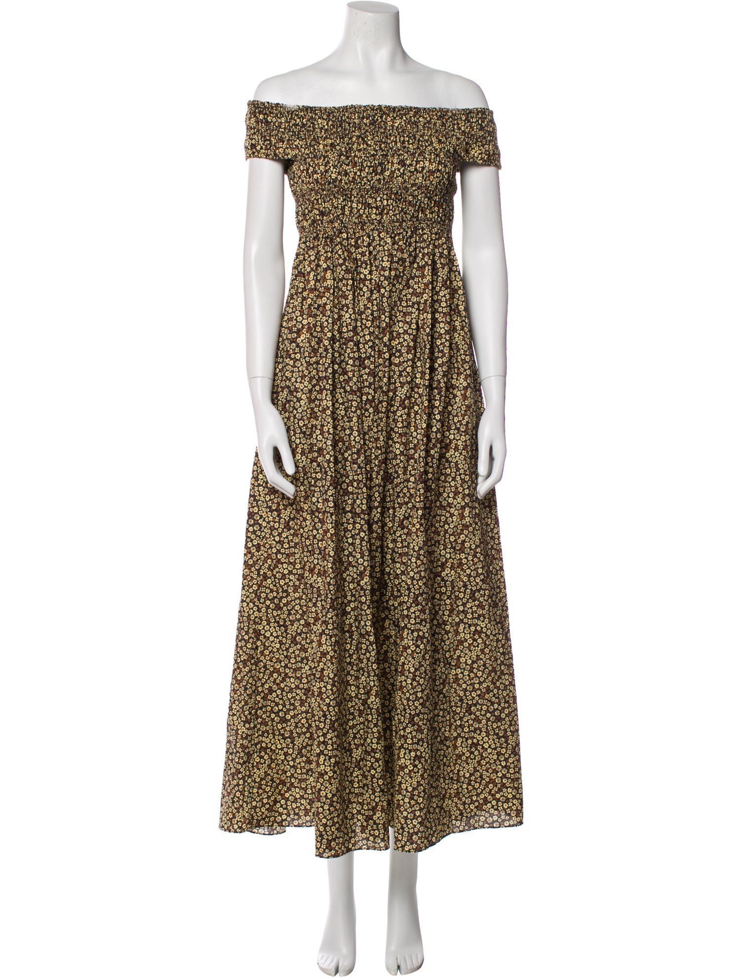 Matteau Floral Print Midi Length Dress w/ Tags