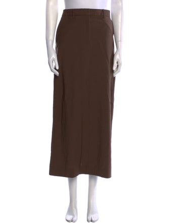 Matteau Wool Midi Length Skirt