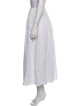 Matteau Lace Pattern Midi Length Skirt