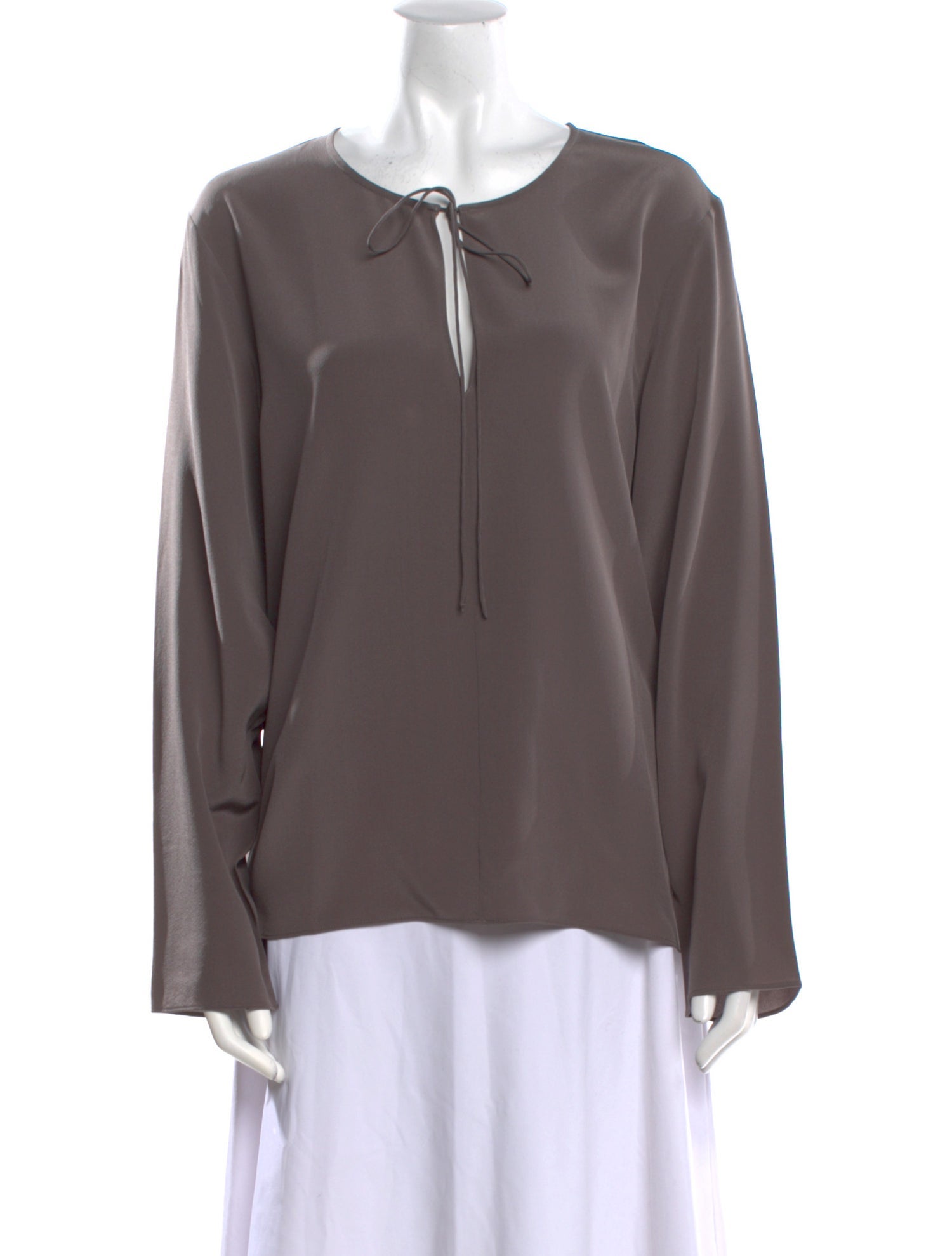 Matteau Silk V-Neck Blouse
