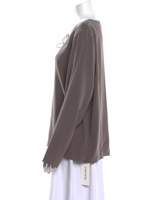 Matteau Silk V-Neck Blouse