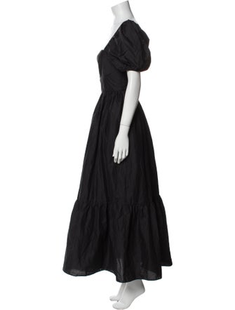 Matteau Square Neckline Long Dress