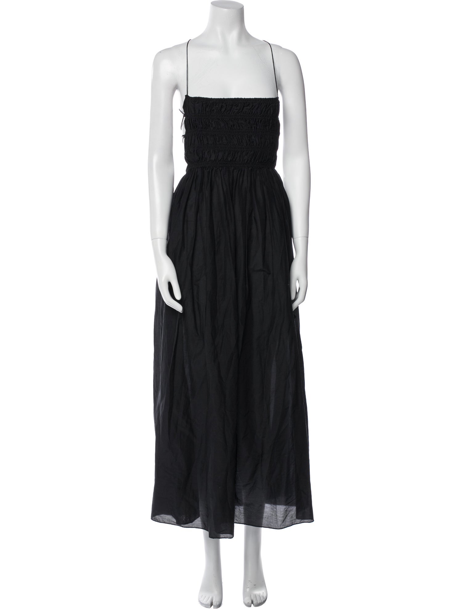 Matteau Square Neckline Midi Length Dress