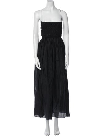 Matteau Square Neckline Midi Length Dress