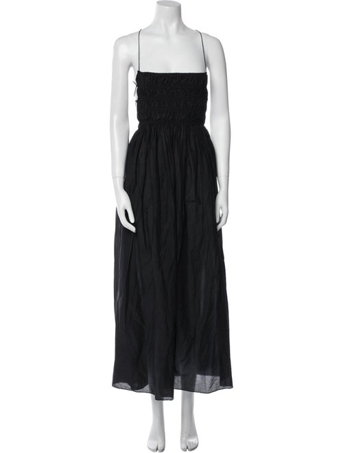 Matteau Square Neckline Midi Length Dress