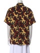 Matteau Silk Printed Button-Up Top