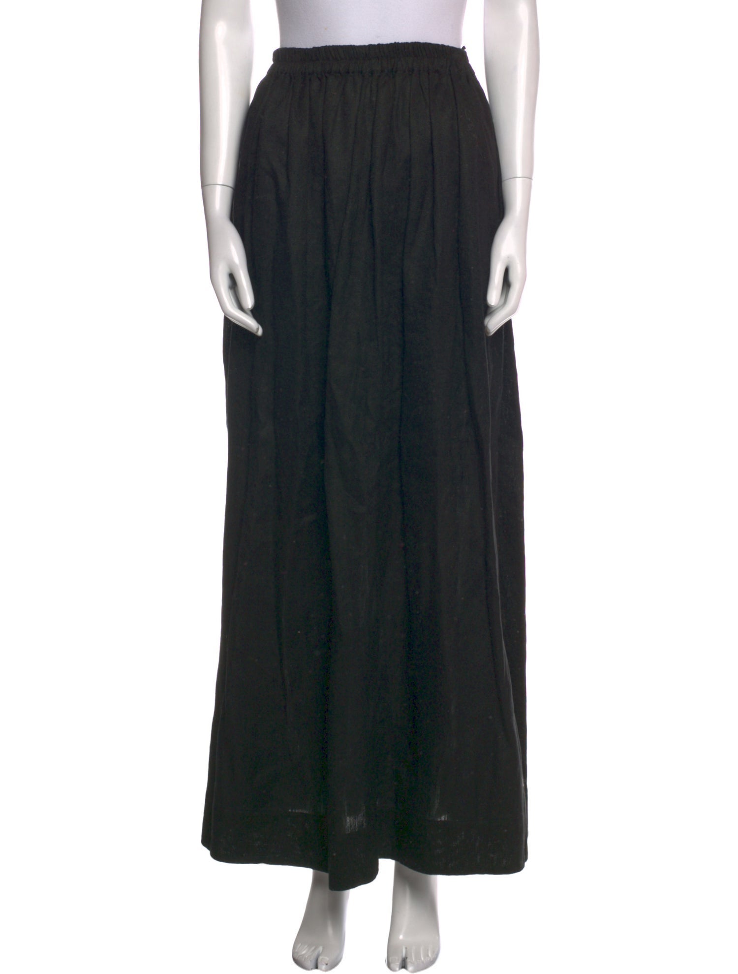 Matteau Pleated Accents Long Skirt