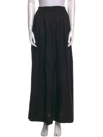 Matteau Pleated Accents Long Skirt