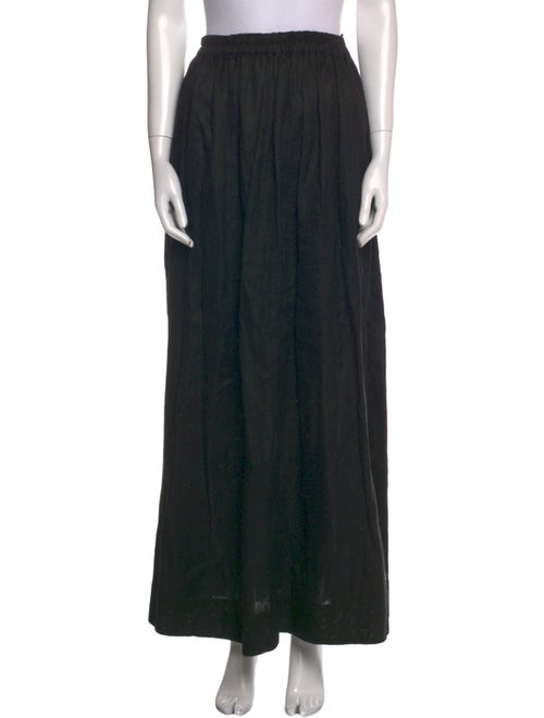 Matteau Pleated Accents Long Skirt