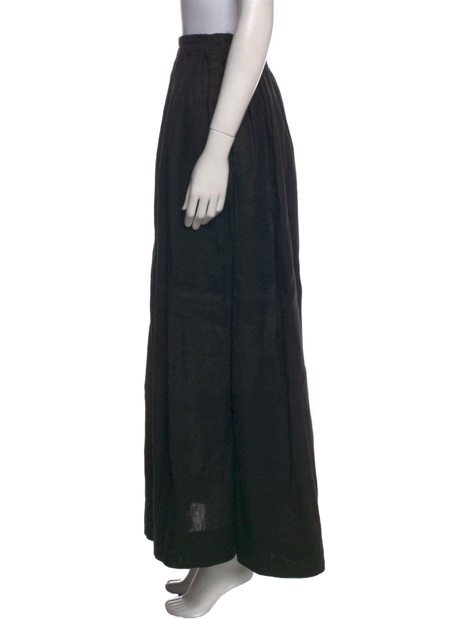 Matteau Pleated Accents Long Skirt