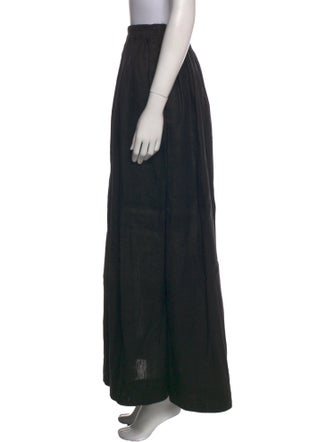 Matteau Pleated Accents Long Skirt