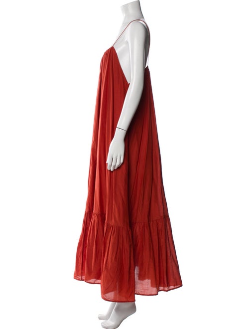 Matteau Square Neckline Midi Length Dress