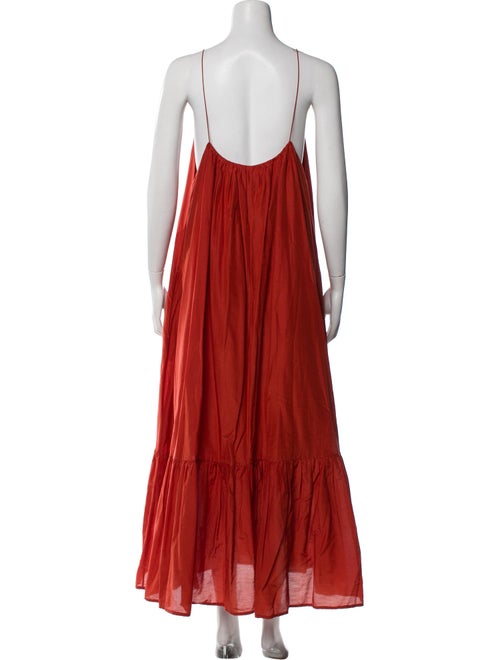 Matteau Square Neckline Midi Length Dress