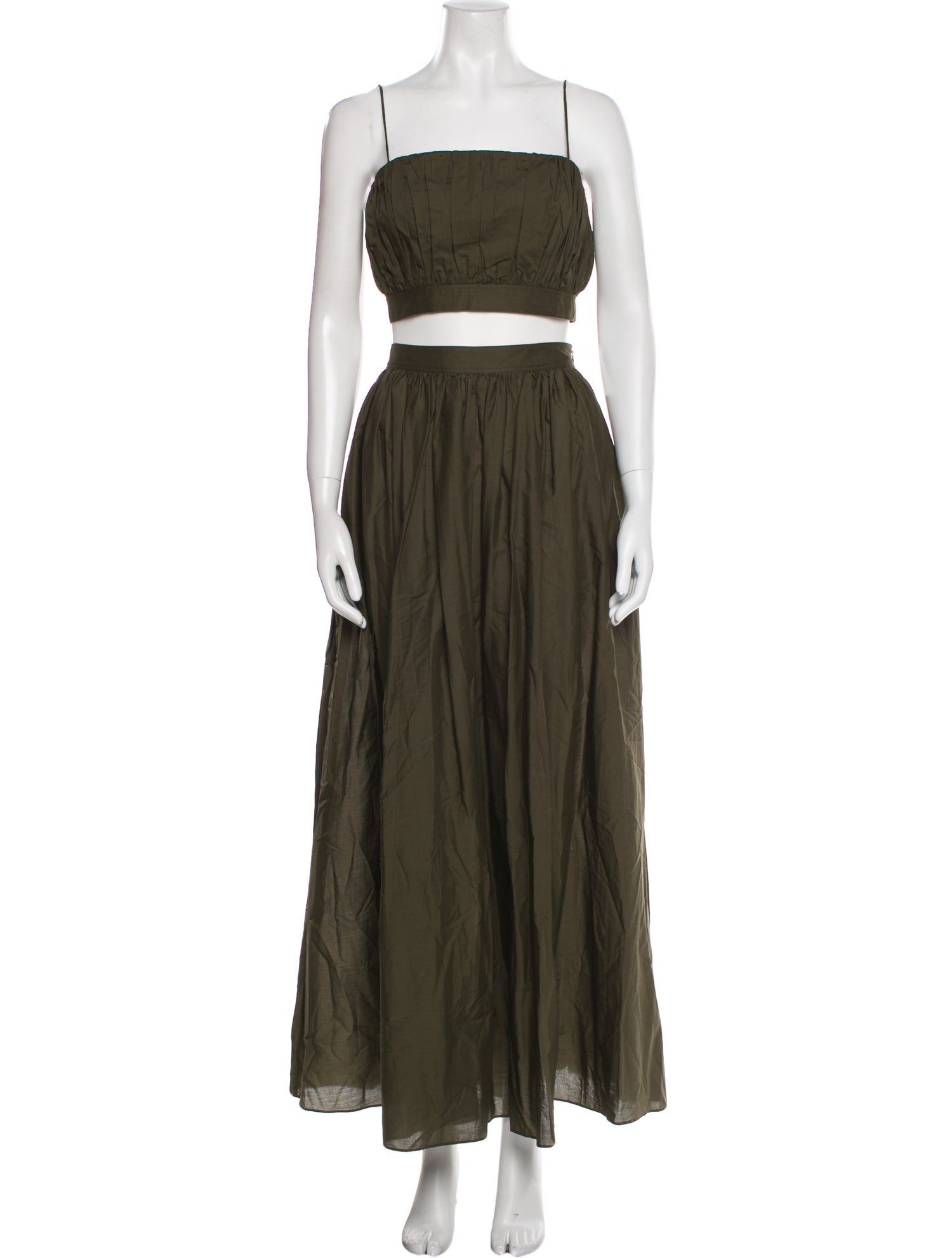 Matteau Pleated Accents Skirt Set w/ Tags