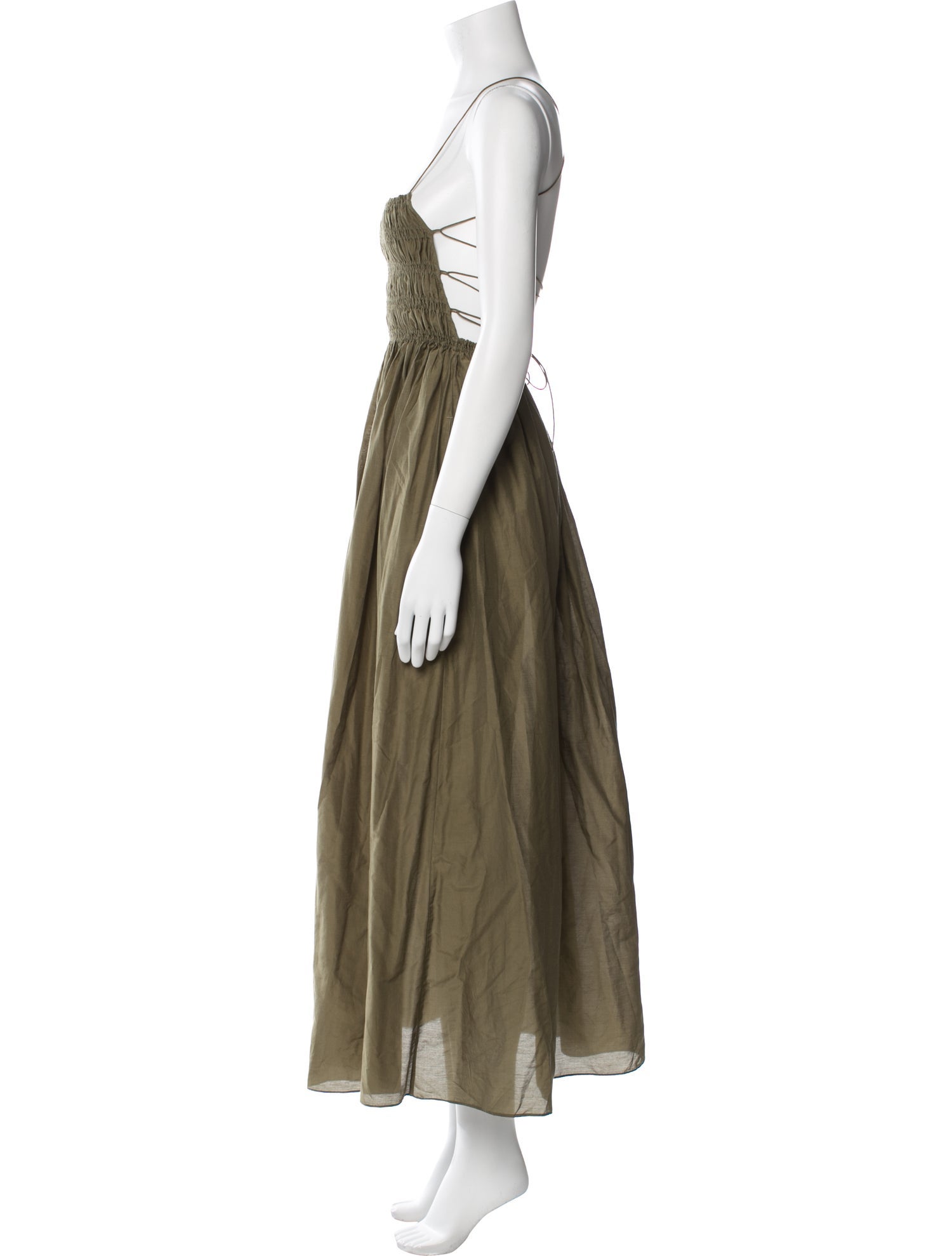 Matteau Square Neckline Long Dress