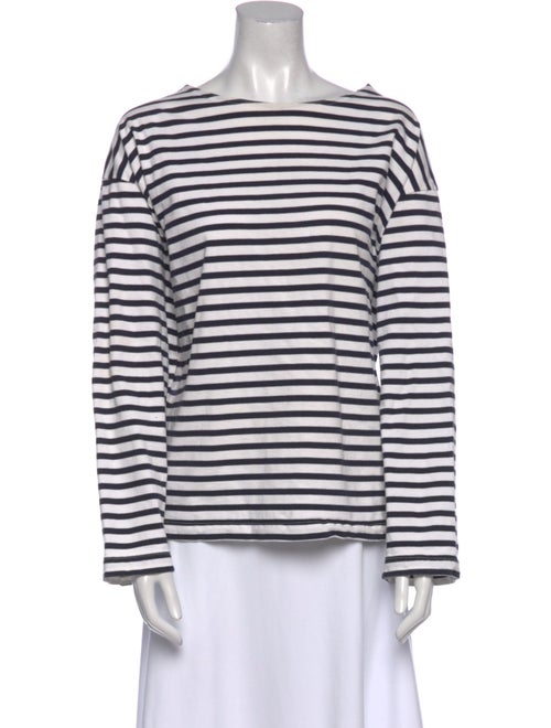 Matteau Striped Scoop Neck Top