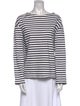 Matteau Striped Scoop Neck Top