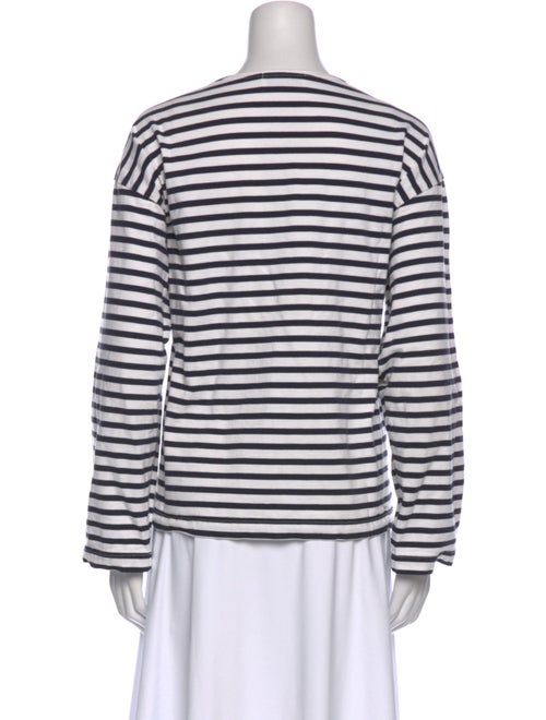 Matteau Striped Scoop Neck Top