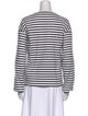 Matteau Striped Scoop Neck Top