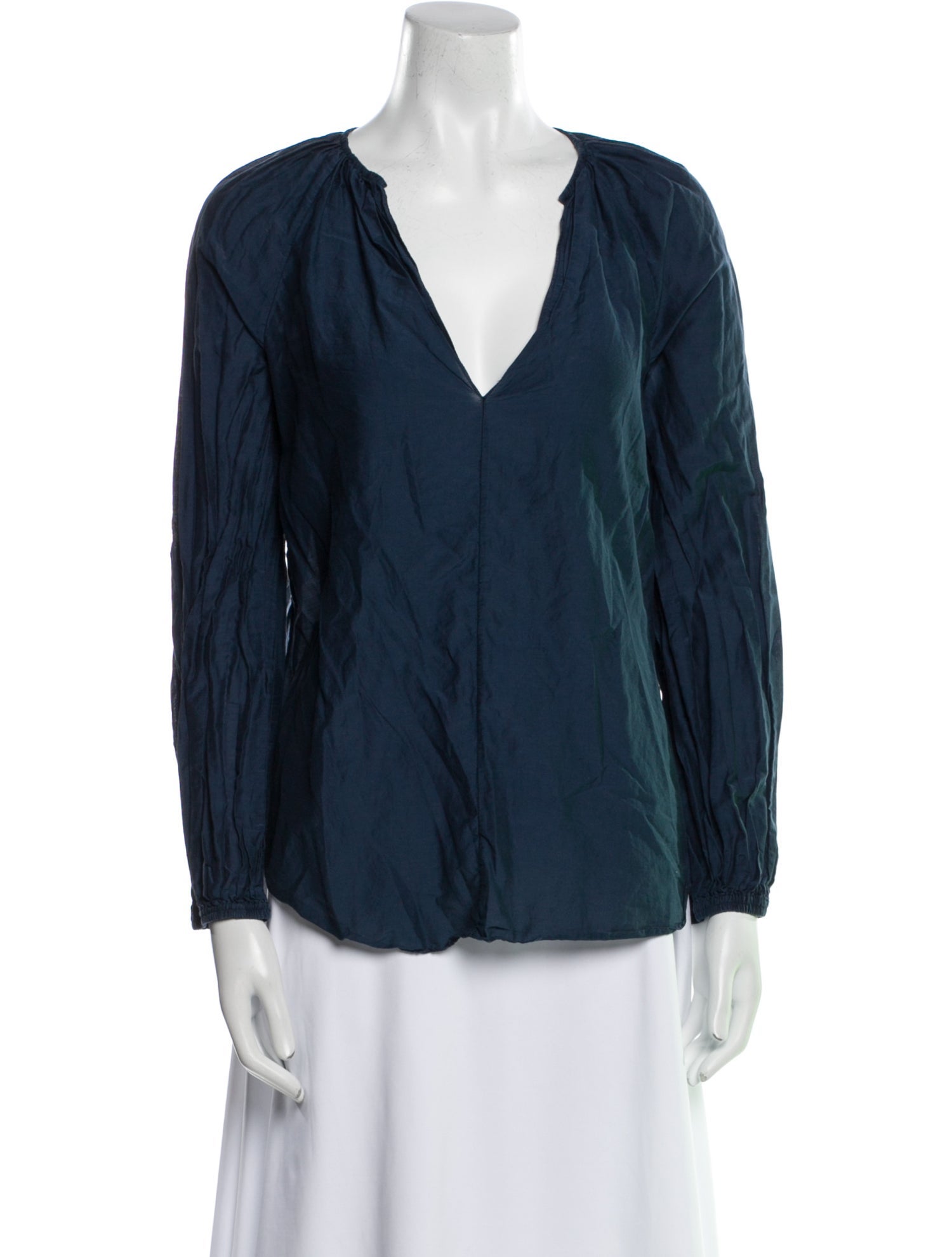 Matteau V-Neck Long Sleeve Blouse