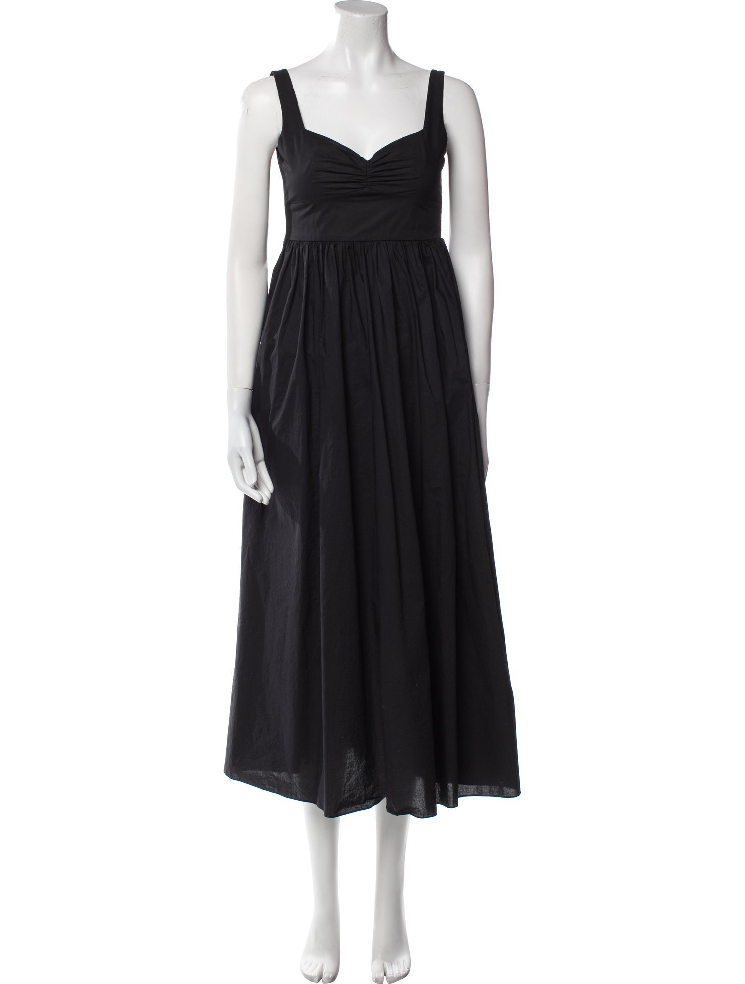 Matteau Square Neckline Midi Length Dress