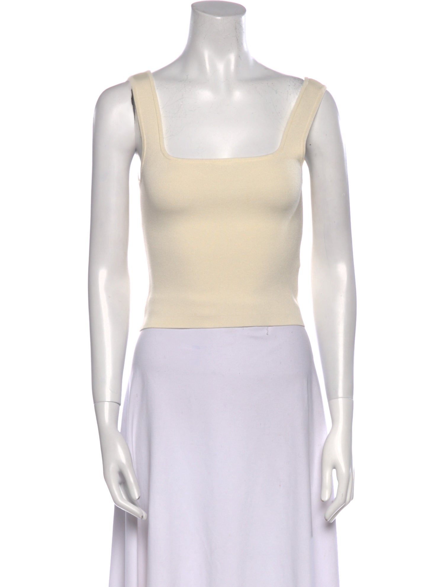 Matteau Nylon Square Neckline Crop Top w/ Tags